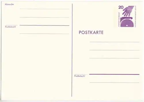 Ganzsache, Postkarte, Michel, Berlin P94, **