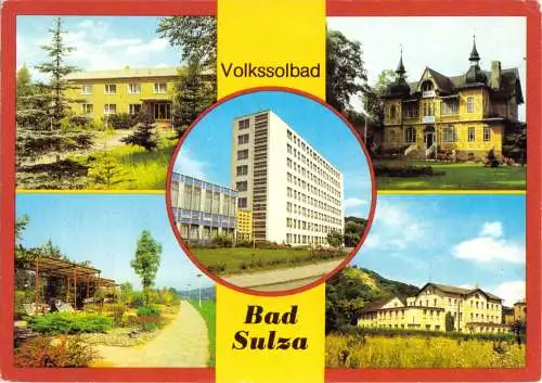 AK, Bad Sulza Kr. Apolda, Volkssolbad, fünf Abb., 1983