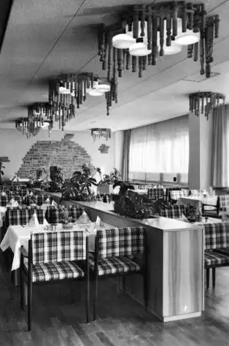AK, Oberwiesenthal Erzgeb., FDGB-Heim "Am Fichtelberg", Restaurant, 1976