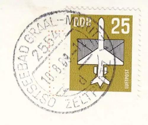 AK, Seeheilbad Graal-Müritz, vier Abb., 1988