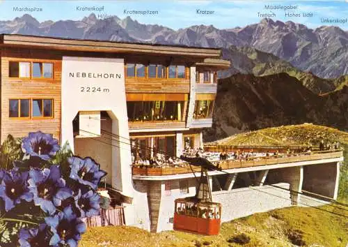 AK, Oberstdorf Allgäu, Nebelhorn - Bergstation, um 1978