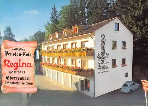 AK, Obertrubach Fränk. Schweiz, Gasthof - Pension - Café "Regina", um 1980