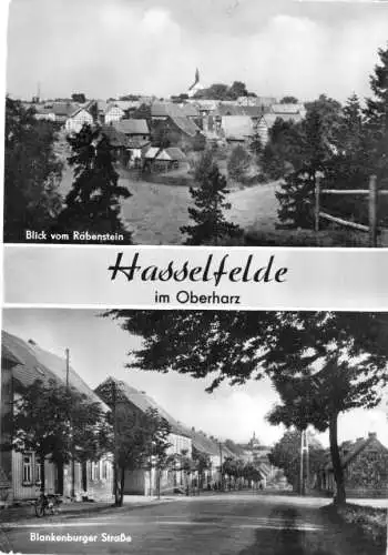 AK, Hasselfelde Oberharz, zwei Abb., 1965