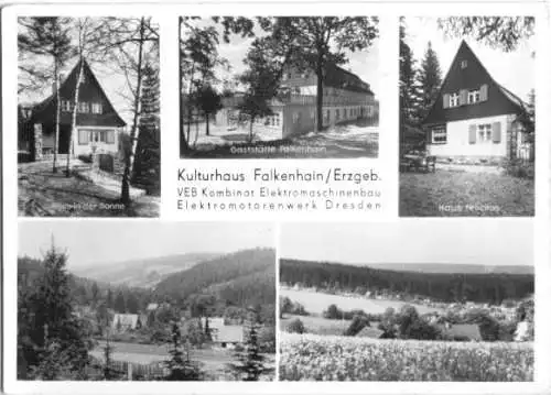 AK, Falkenhain Erzgeb., Heim Elektromotorenwerk, 1971