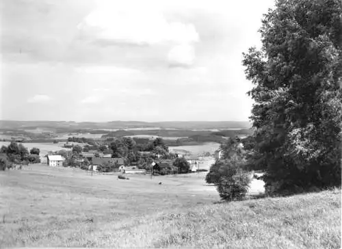 AK, Oberhermsgrün Vogtl., Teilansicht, 1971