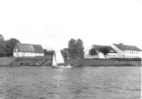 AK, Talsperre Pöhl Kr. Plauen, Blick zur Schloßhalbinsel, 1981