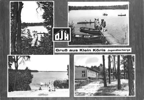 AK, Klein Köris Kr. Königs Wusterhausen, vier Abb., Jugendherberge, 1969