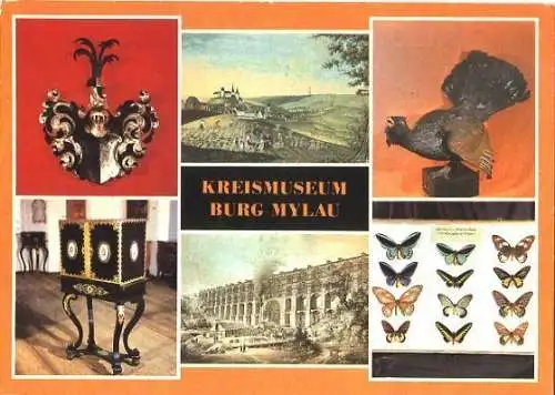 AK, Mylau, Kreismuseum Burg Mylau, 6 Abb., 1983