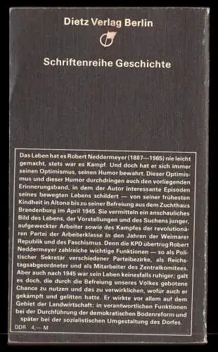 Neddermeyer, Robert; Es begann in Hamburg..., Biografie, 1980