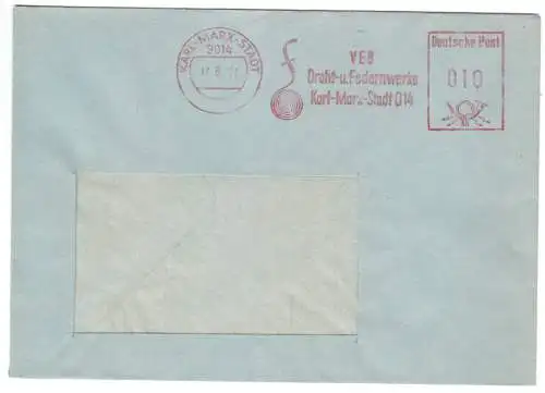 AFS, VEB Draht- u. Federnwerke Karl-Marx-Stadt O14, o Karl-Marx-Stadt, 17.8.71