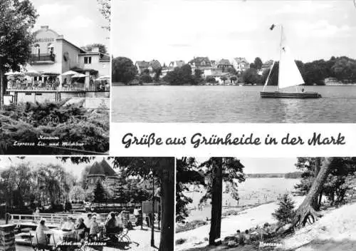 AK, Grünheide Mark, vier Abb., 1974