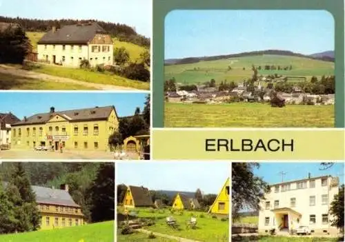 AK, Erlbach Kr. Klingenthal, sechs Abb., 1983