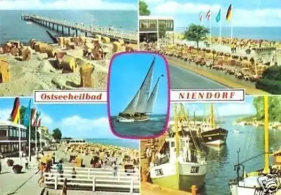 AK, Osteeheilbad Niendorf, fünf Abb., ca. 1981