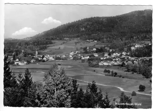 AK, Böbrach Bayer. Wald, Gesamtansicht, um 1970