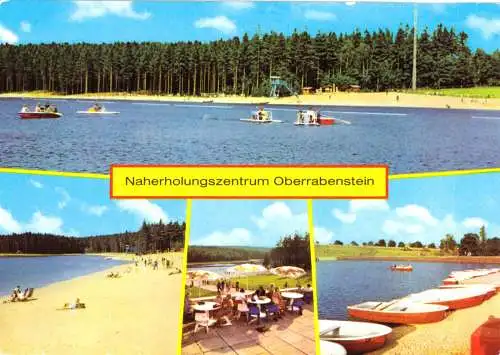 AK, Karl-Marx-Stadt, Chemnitz, Naherholungszentrum Oberrabenstein, 4 Abb., 1979