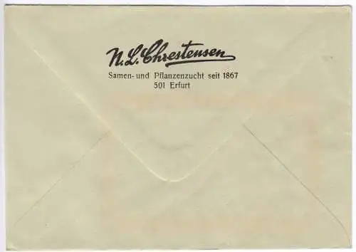 AFS, 100 Jahre Samenzucht N. L. Chrestensen, Erfurt, o Erfurt, 501, 17.4.68