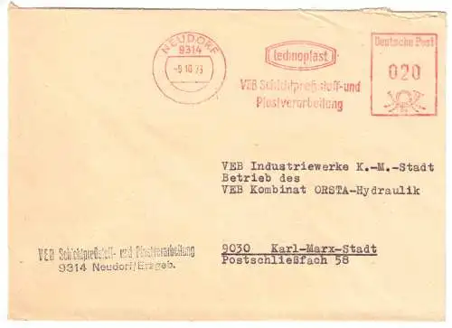 drei AFS, Harnisch & Co KG, Betriebsübergang Technoplast, o Neudorf, 9314, 68/73