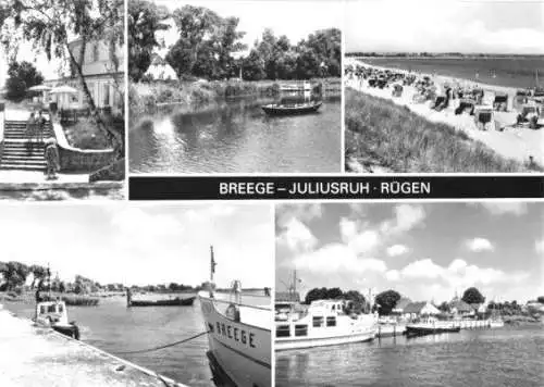AK, Breege - Juliusruh Rügen, fünf Abb., 1979