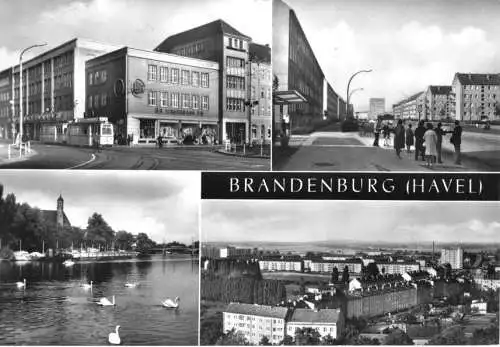 AK, Brandenburg Havel, vier Abb., 1970