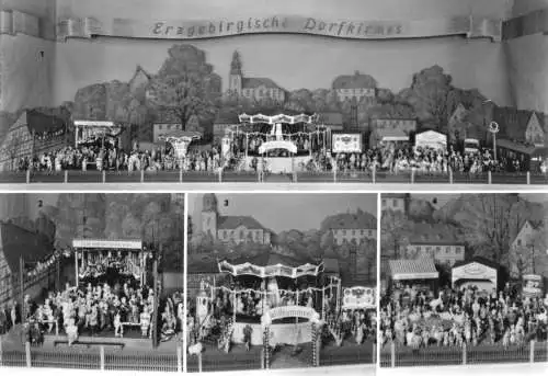 AK, Schneeberg Erzgeb., Museum für Bergmännische Volkskunst, Dorfkirmes, 1986