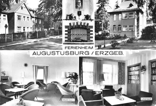 AK, Augustusburg Erzgeb., Ferienheim, fünf Abb., 1975