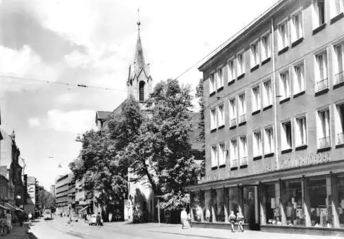 AK, Cottbus, Spremberger Str., belebt, 1968