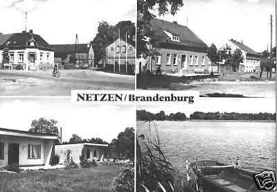 Ansichtskarte, Netzen Kr. Brandenburg, vier Abb., 1981