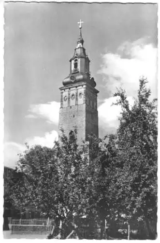 Ansichtskarte, Schneeberg Sa., Kirche, 1957