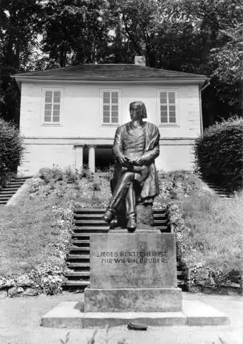 AK, Eisfeld Thür., Otto-Ludwig-Denkmal, 1974