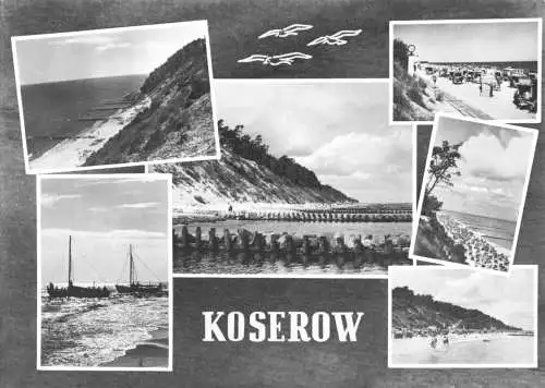 AK, Koserow auf Usedom, sechs Abb., gestaltet, 1967
