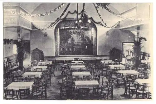 Ansichtskarte, Oldendorf Kr. Stade, Neumanns Gasthaus, Saal, 1922