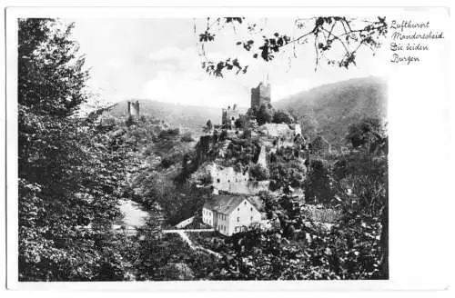 AK, Manderscheid, Die beiden Burgen, 1935