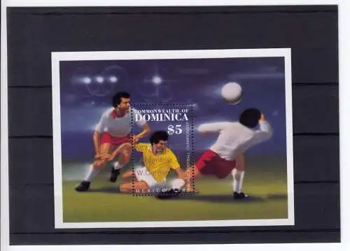 Dominica, Block **, Fußball-Weltmeisterschaft Mexico 86