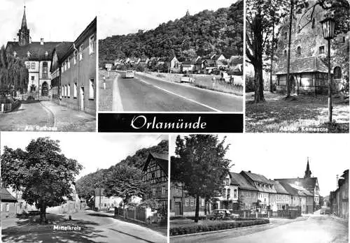 Ansichtskarte, Orlamünde Kr. Jena, fünf Abb., 1972