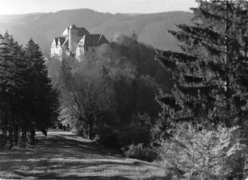 AK, Leutenberg Thür., Erholungsheim Schloß Friedensburg, 1955