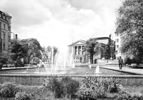 Ansichtskarte, Halle Saale, Theater des Friedens, 1973