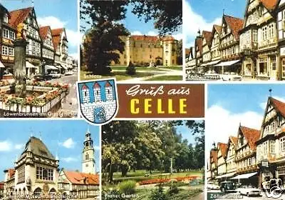 AK, Celle, sechs Abb., ca. 1970