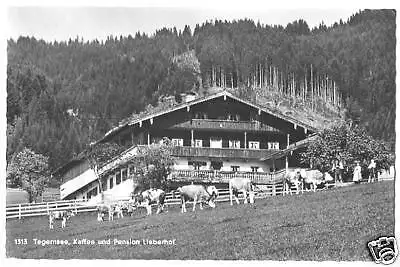 AK, Tegernsee, Kaffee und Pension Lieberhof, 1958