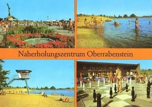 Ansichtskarte, Karl-Marx-Stadt, Naherholung, Freiluft - Schach