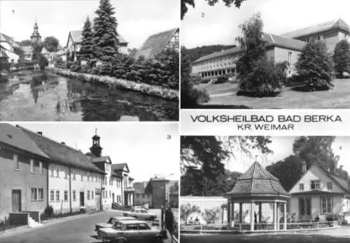 AK, Bad Berka Kr. Weimar, vier Abb., 1979