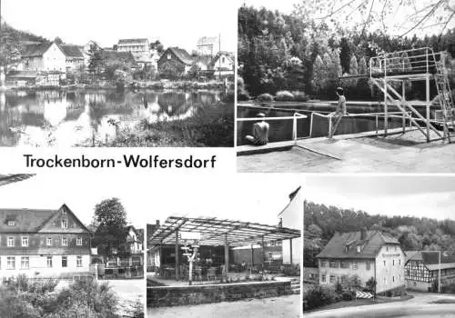 AK, Trockenborn-Wolfersdorf, fünf Abb., 1984