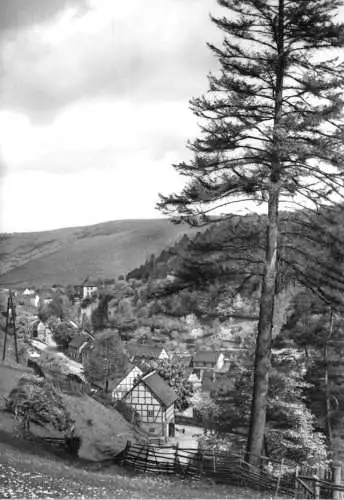 AK, Rübeland Harz, Teilansicht, 1976