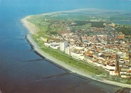 AK, Nordseebad Norderney, Luftbildansicht, um 1976