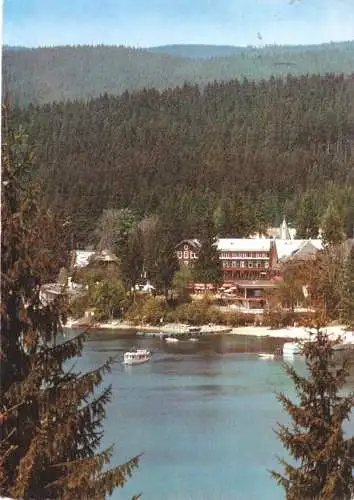 AK, Titisee-Neustadt Schwarzw., Treschers Schwarzwaldhotel am See, um 1974