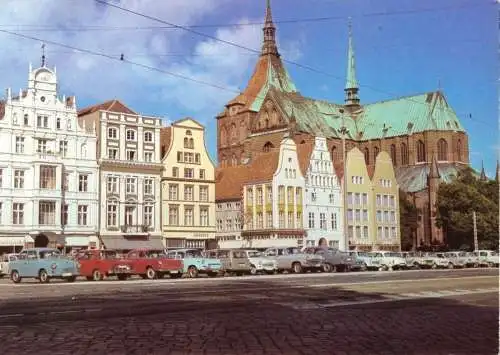 AK, Rostock, Ernst-Thälmann-Platz, um 1988