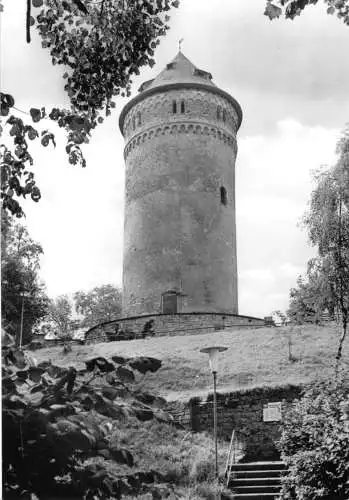 AK, Gera, Turm der Schloßruine Osterstein, 1978