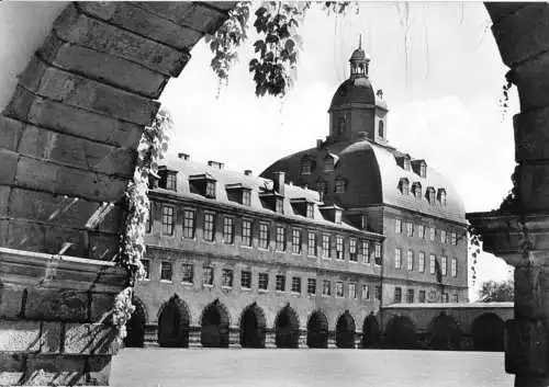 AK, Gotha, Schloß Friedenstein, Schloßhof, 1960