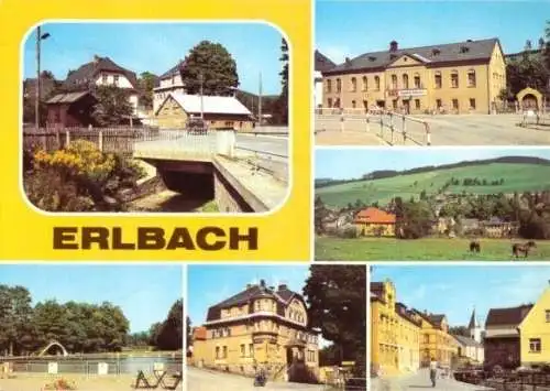 AK, Erlbach Kr. Klingenthal, sechs Abb., 1981