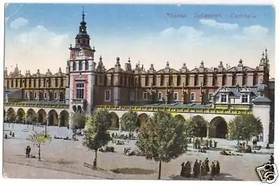AK, Krakau, Kraków, Tuchhalle, 1916