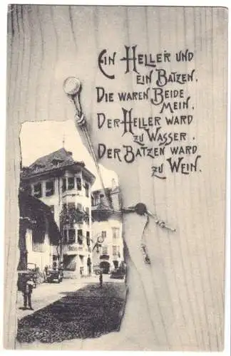 AK, Bozen, Künsteler & Dichterheim Batzenhäusl, 1914